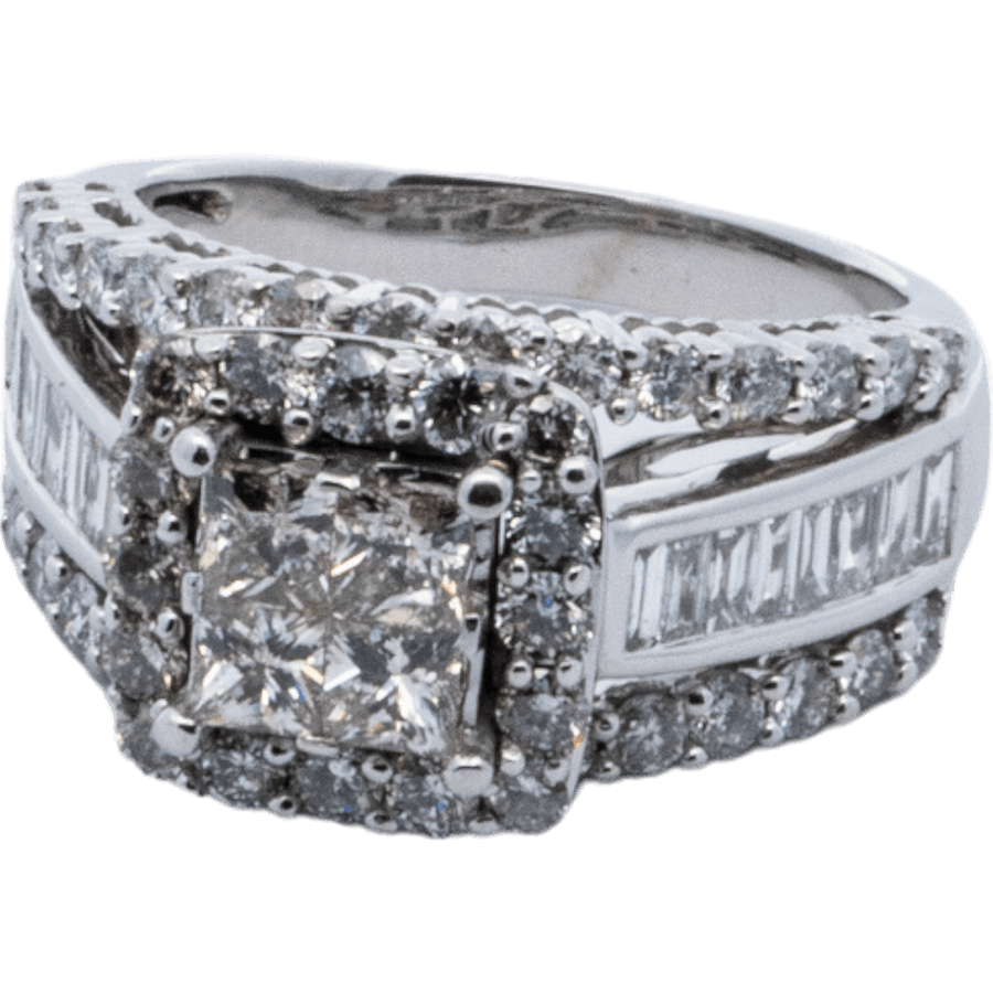 Picture of  Ring 10k White Gold with 2.52 Carats of Diamond