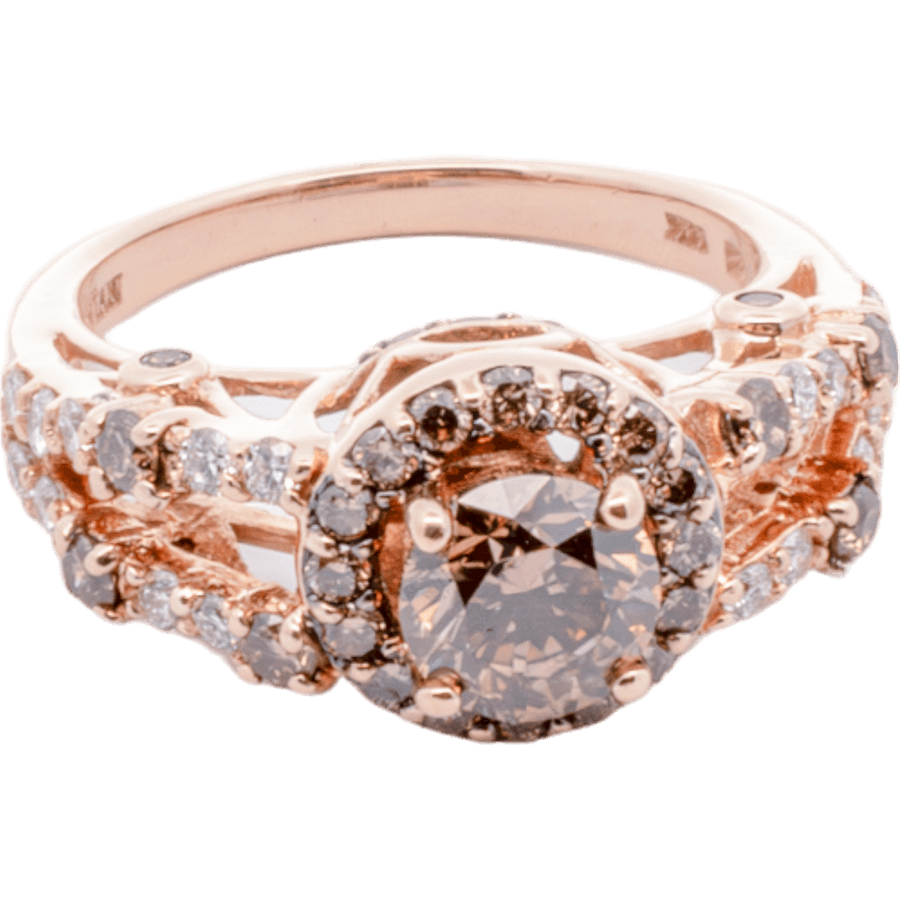 Picture of  Ring 14k Rose Gold with 1.95 Carats of Diamonds