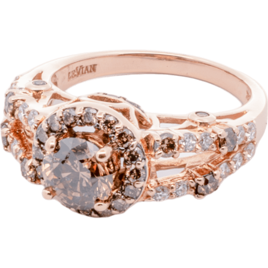 Picture of  Ring 14k Rose Gold with 1.95 Carats of Diamonds