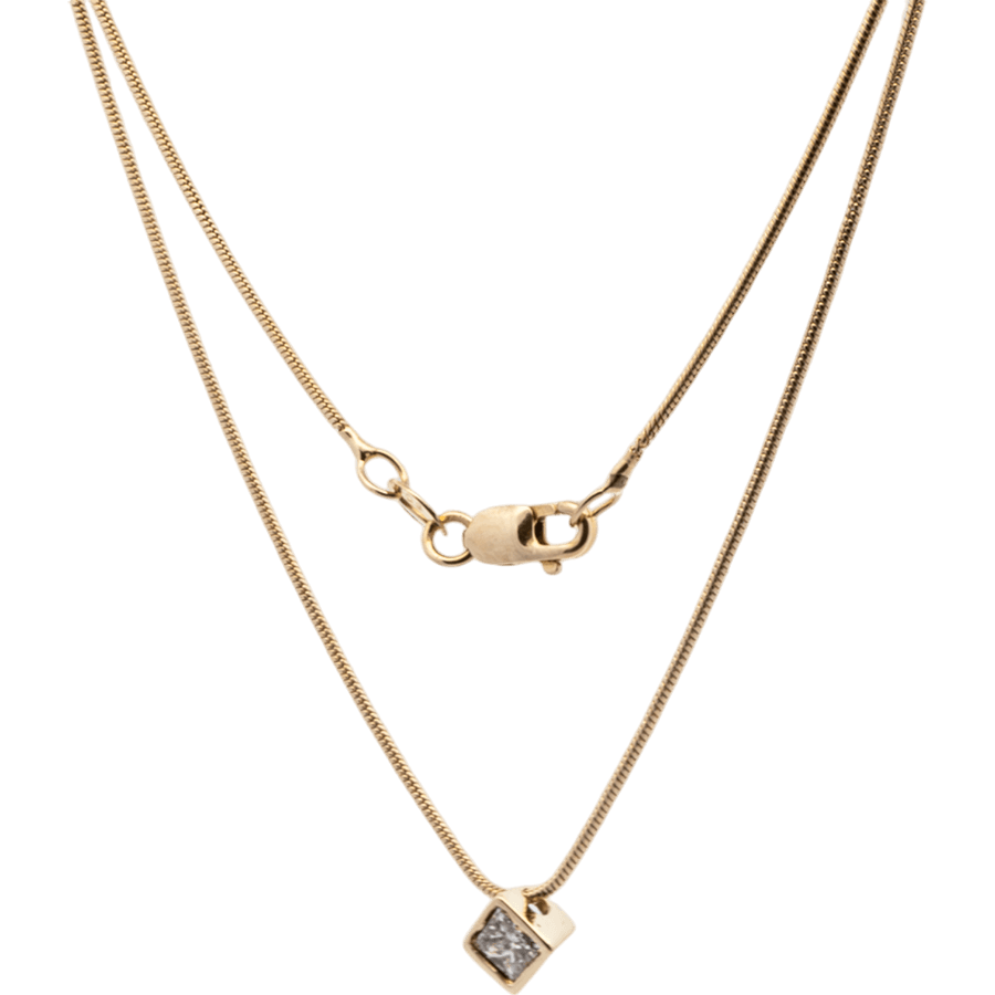 Picture of  Necklace 14k Yellow Gold with 0.21 Carats of Diamonds