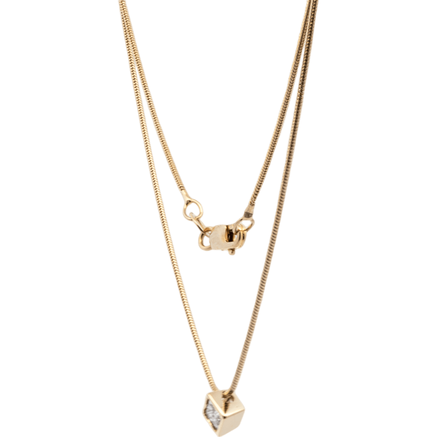 Picture of  Necklace 14k Yellow Gold with 0.21 Carats of Diamonds