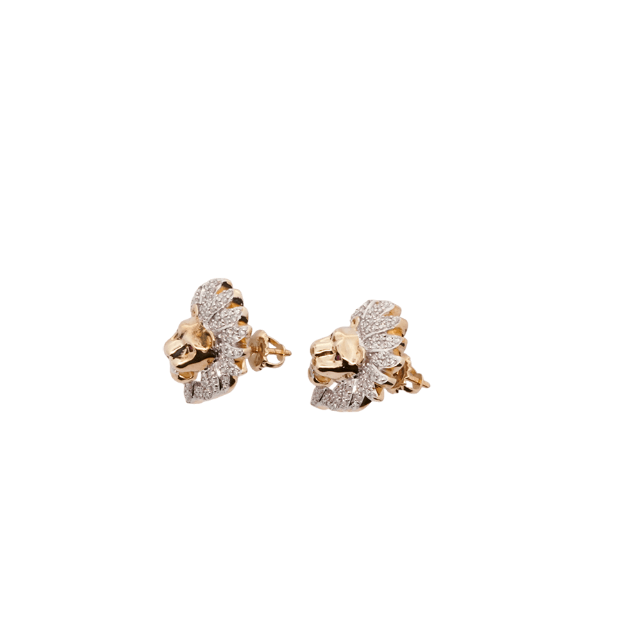 Picture of  Earrings 10k Yellow Gold with 0.492 Total Carats of Diamonds