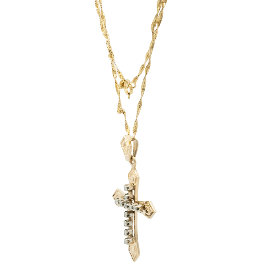 Picture of  Chain 14k Yellow Gold with 0.24 Total Carats of Diamonds