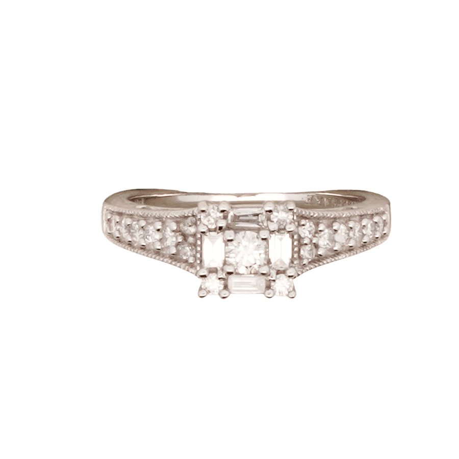 Picture of  Ring 14k White Gold with 0.35 Total Carats of Diamonds