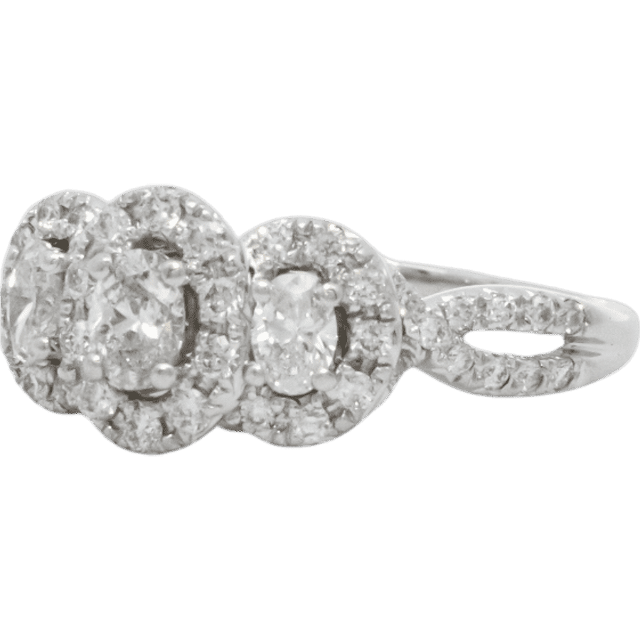 Picture of  Ring 14k White Gold With 1.29 Carats of Diamonds