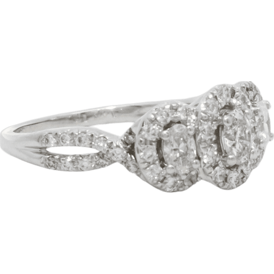 Picture of  Ring 14k White Gold With 1.29 Carats of Diamonds