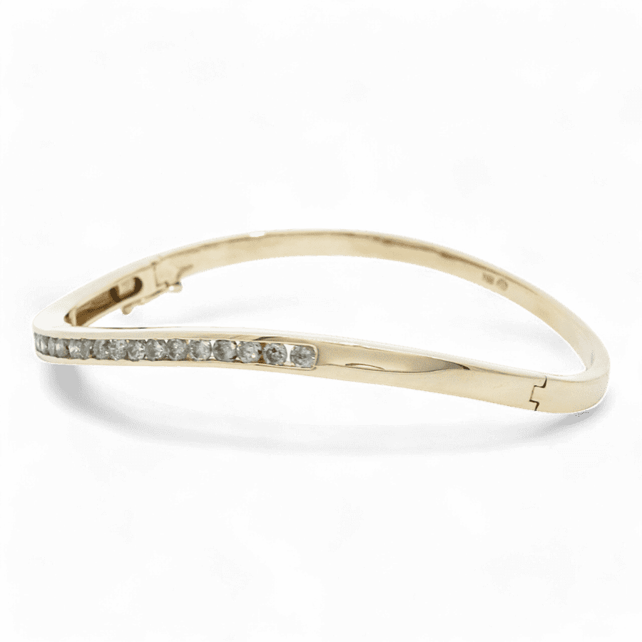 Picture of  Bracelet 14k Yellow Gold with 0.95 Carats of Diamonds