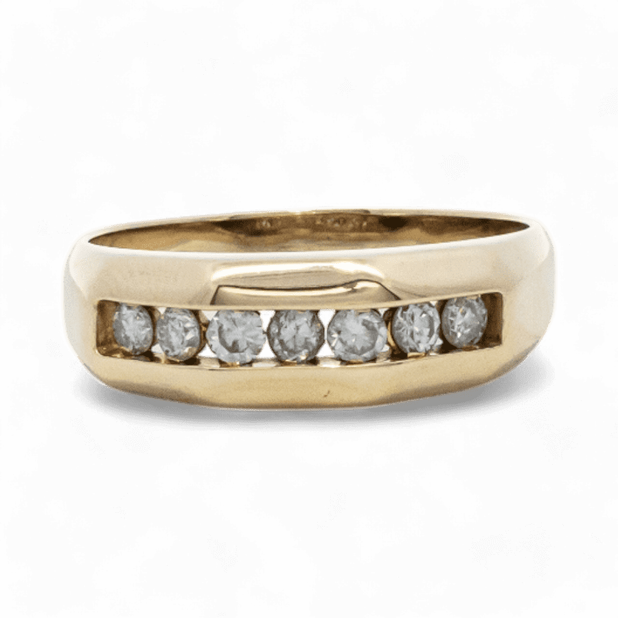  Ring 14k Yellow Gold with 0.49 Total Carats of Diamonds