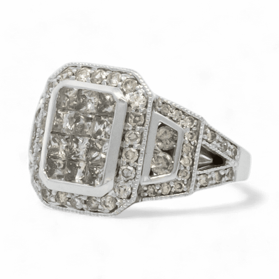 Picture of  Ring 14k White Gold with 2.23 Total Carats of Diamonds