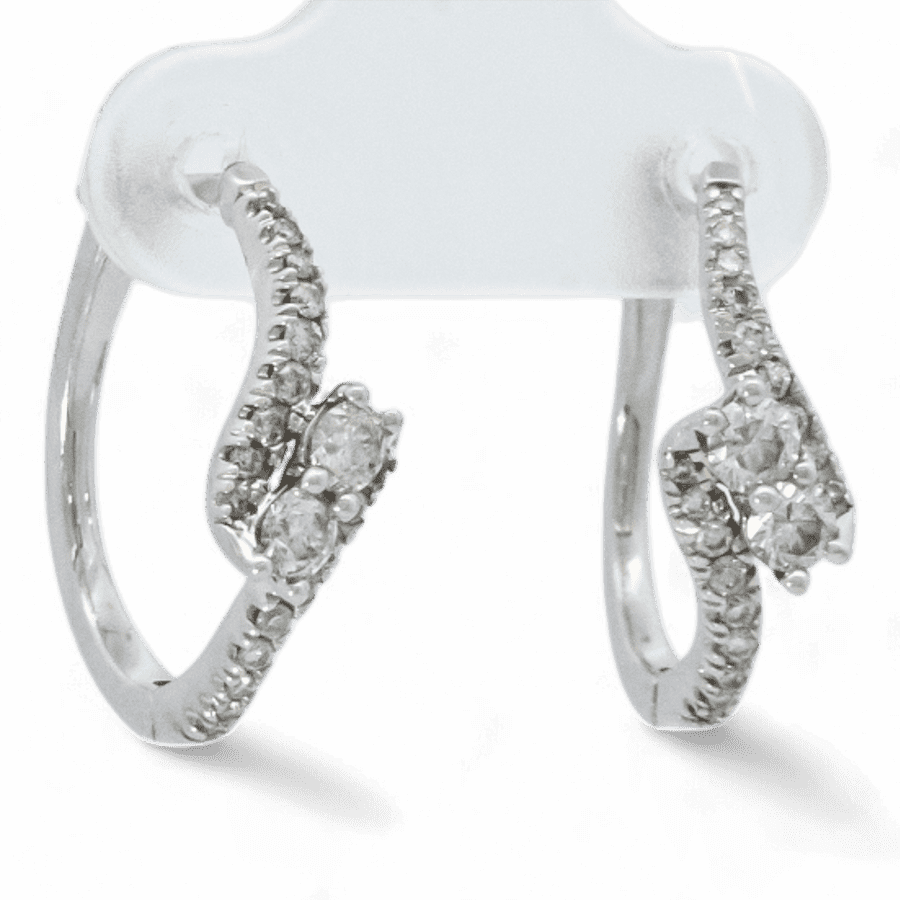 Picture of  Earrings 14k White Gold with 0.76 Carats of Diamonds