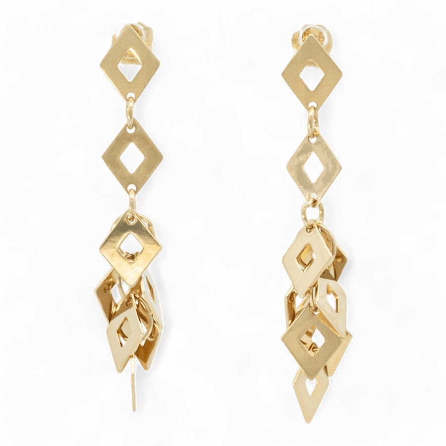  Earrings 14k Yellow Gold