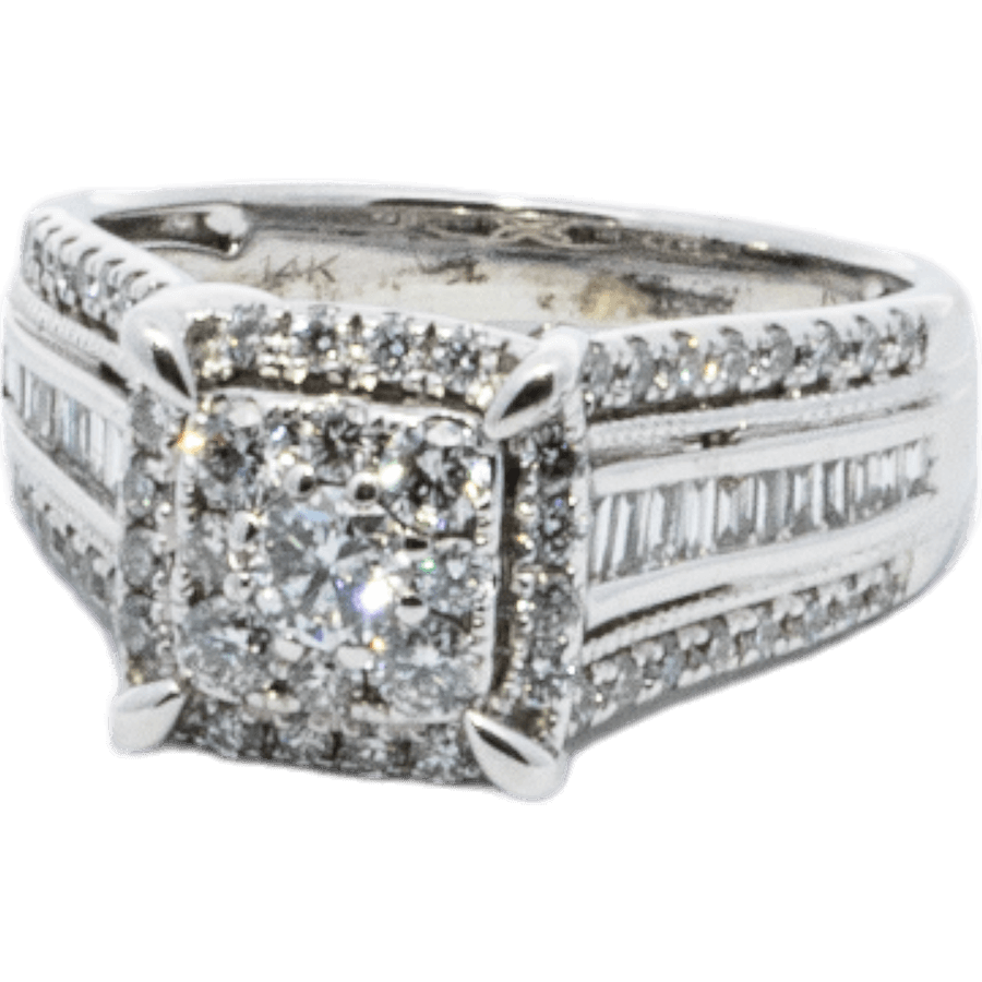 Picture of  Ring 14k White Gold with 0.9 Carats of Diamond