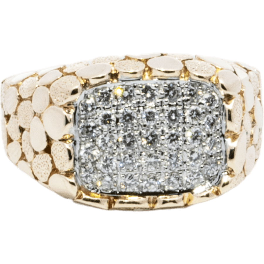  Ring 14k Yellow Gold with 1.65 Carats of Diamond