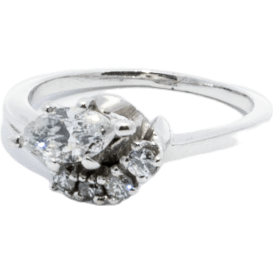 Picture of  Ring 14k White Gold with 0.66 Carats of Diamond