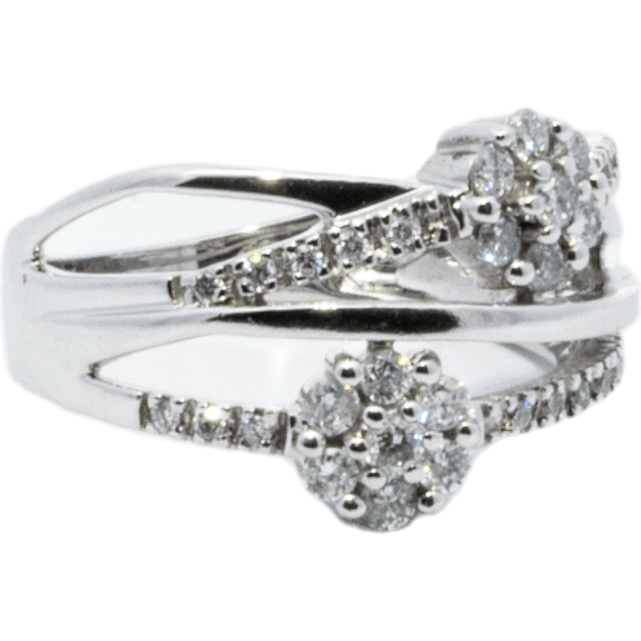 Picture of  Ring 10k White Gold with 0.34 Carats of Diamond