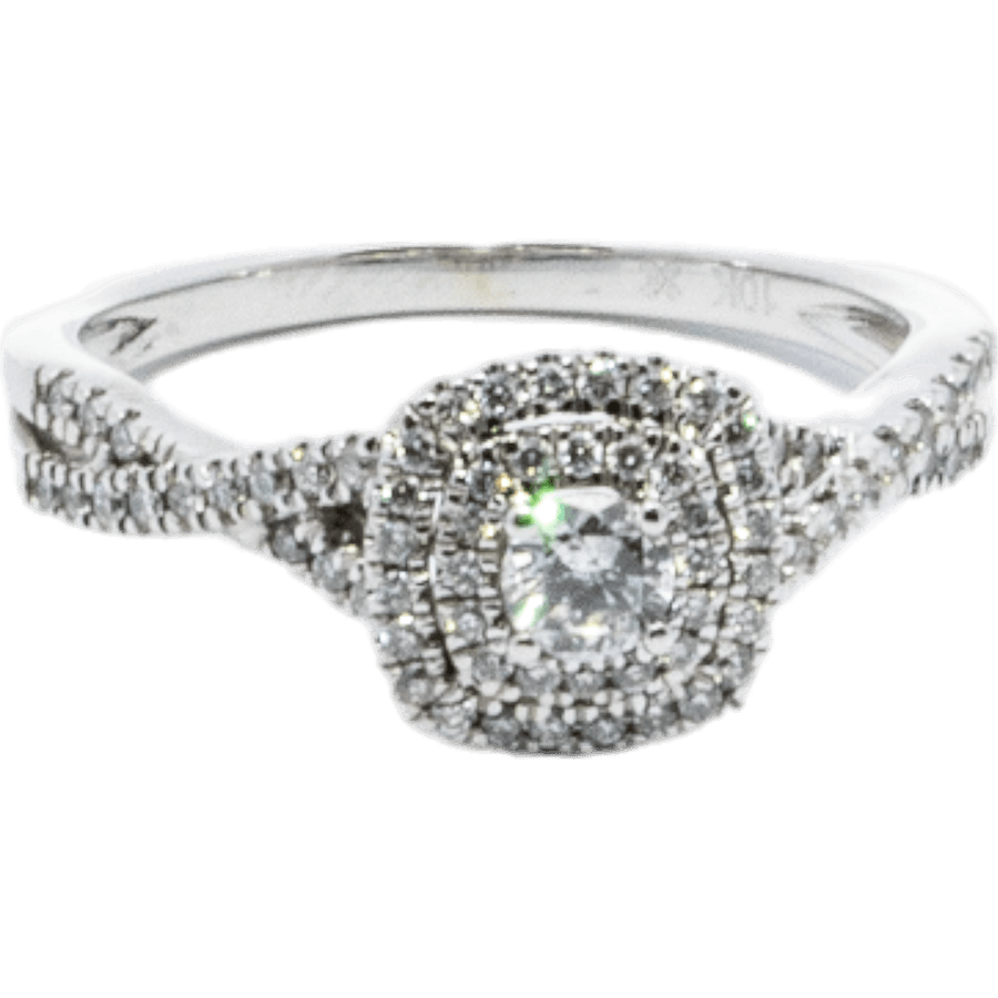 Picture of  Ring 10k White Gold with 0.85 Carats of Diamond