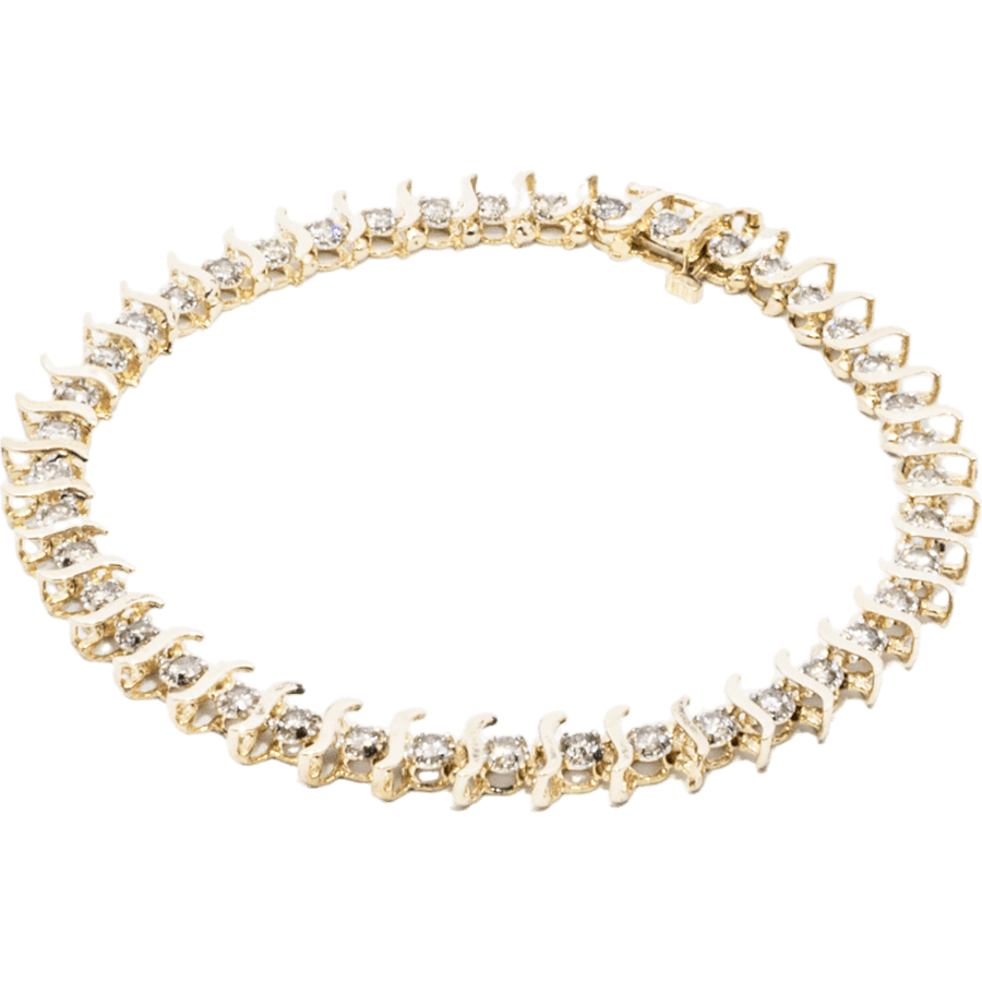 Picture of  Bracelet 14k Yellow Gold with 1.54 Carats of Diamond