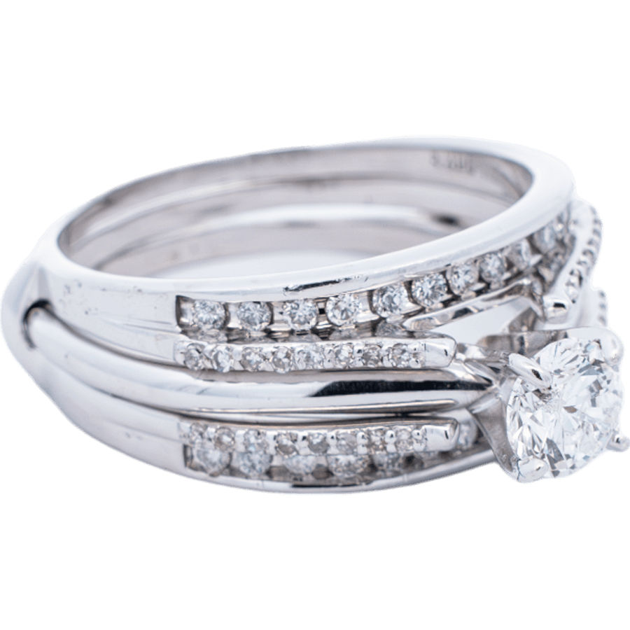 Picture of  Ring 14k White Gold 24 Diamonds