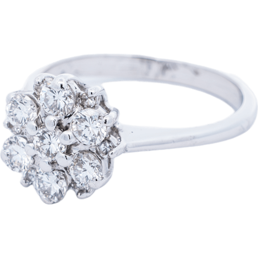 Picture of  Ring 14k White Gold 7 Diamonds