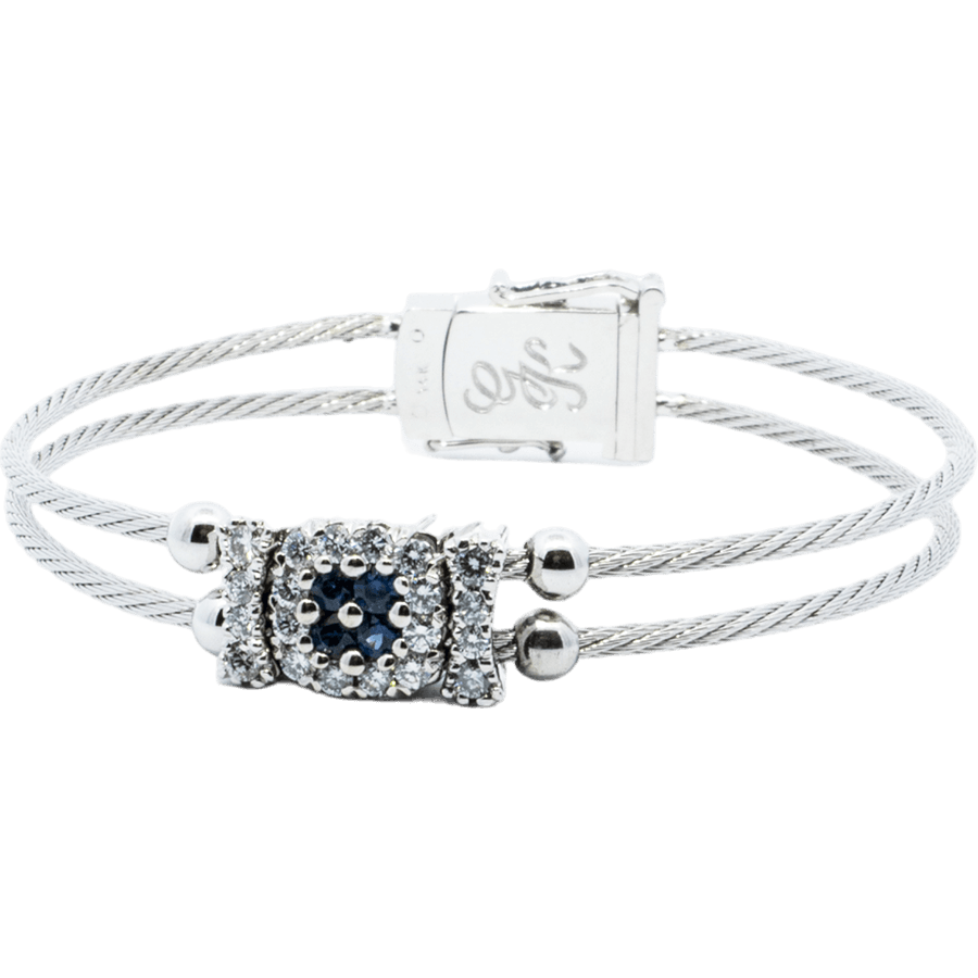 Picture of  Bracelet 14k White Gold with 0.2 Carats of Diamond