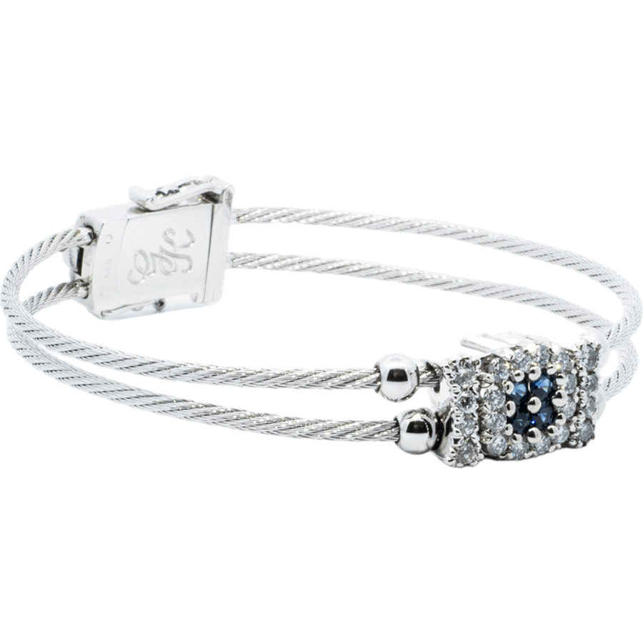 Picture of  Bracelet 14k White Gold with 0.2 Carats of Diamond