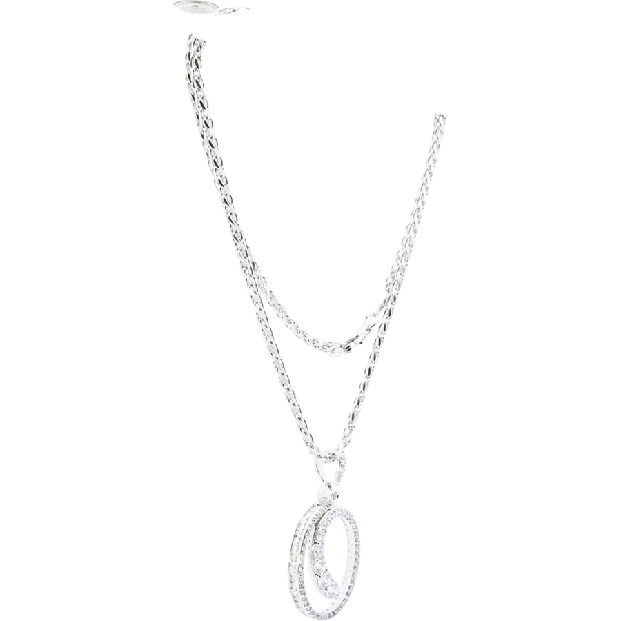 Picture of  Necklace 14k White Gold with 0.8 Carats of Diamond