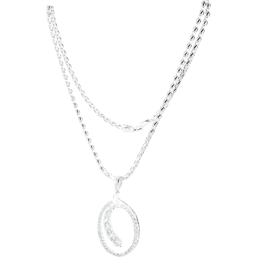 Picture of  Necklace 14k White Gold with 0.8 Carats of Diamond