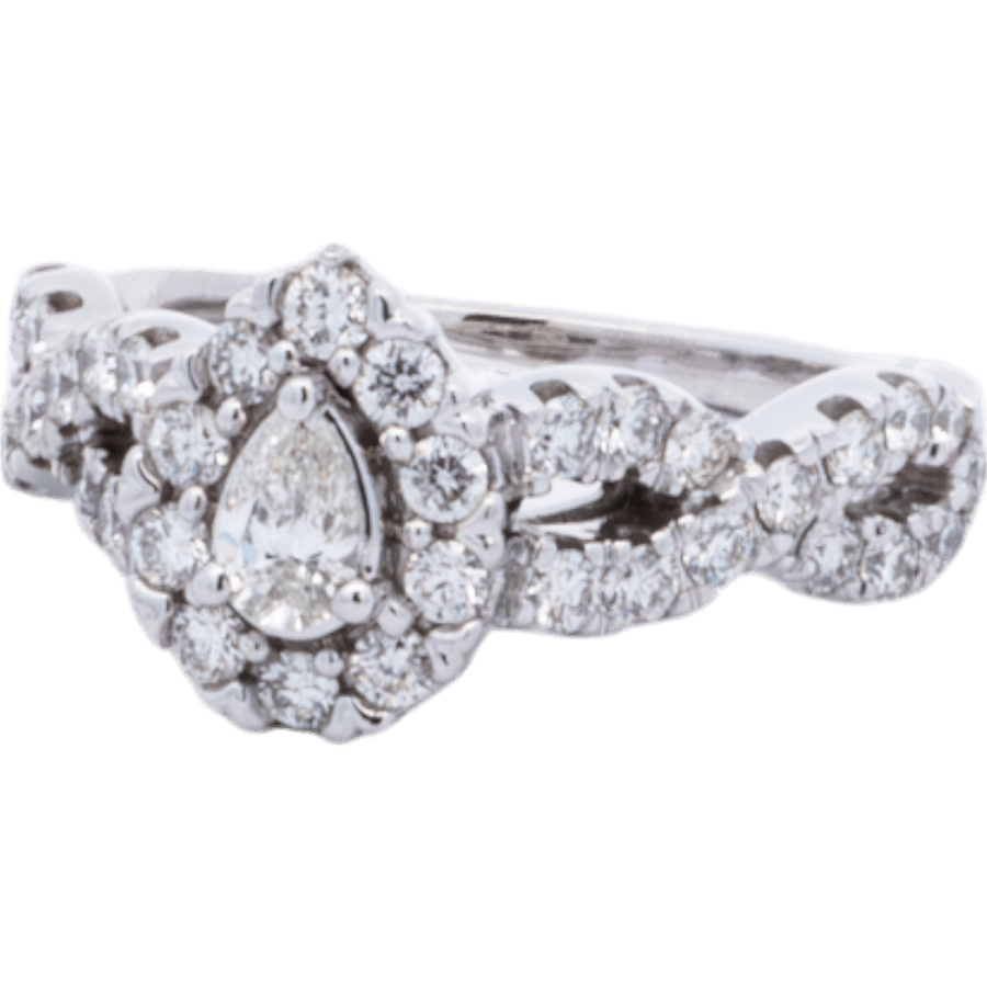 Picture of  Ring 10k White Gold With 1.39 Carats Of Diamonds