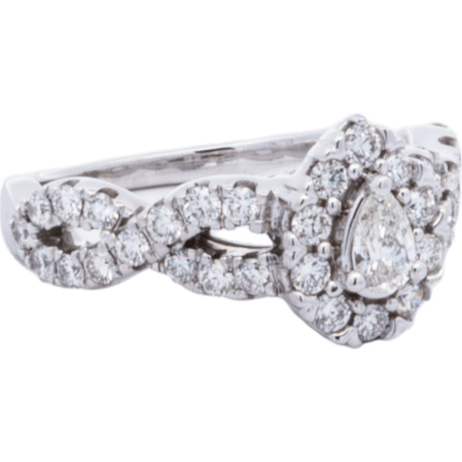 Picture of  Ring 10k White Gold With 1.39 Carats Of Diamonds