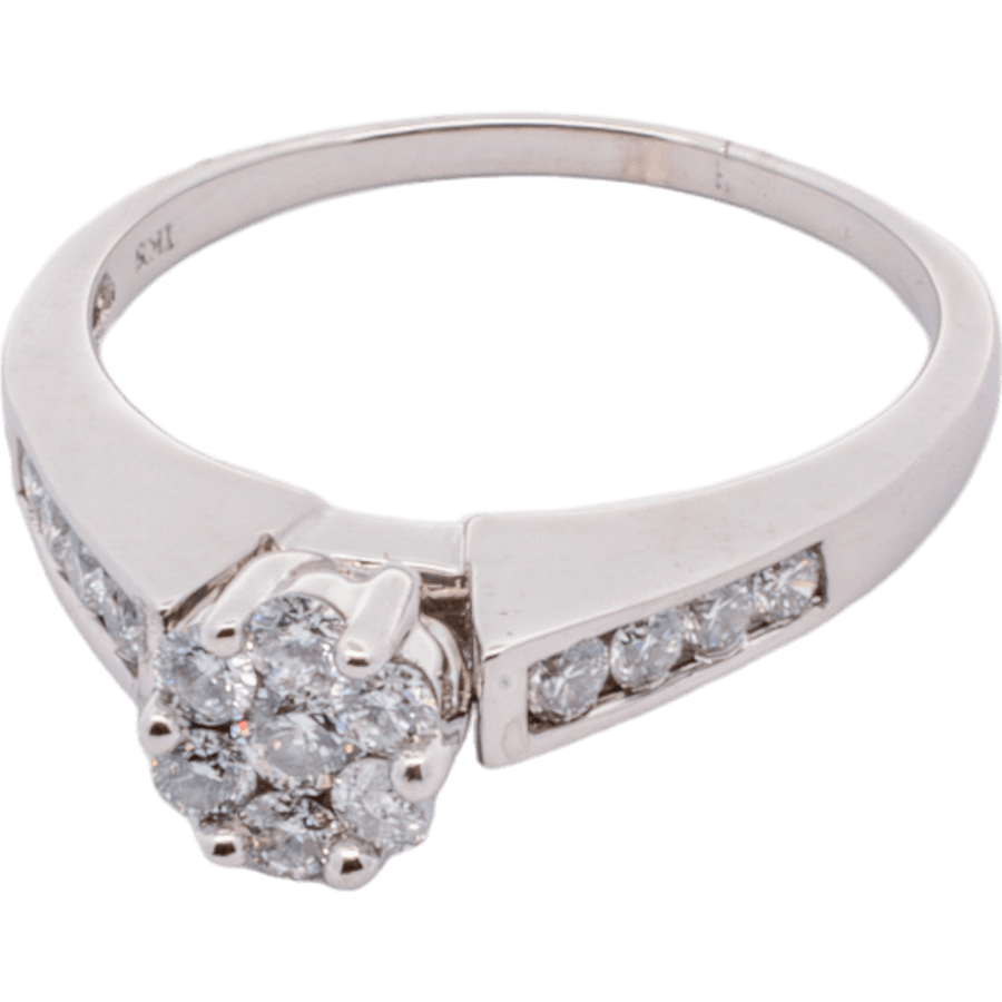 Picture of  Ring 14k White Gold with 0.51 Carats of Diamonds