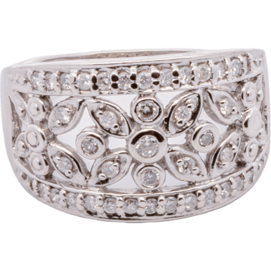 Picture of  Ring 14k White Gold with 0.52 Carats of Diamonds