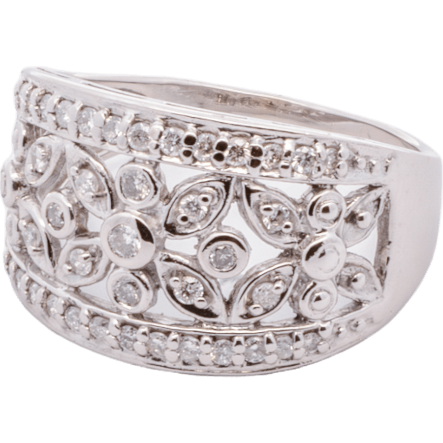 Picture of  Ring 14k White Gold with 0.52 Carats of Diamonds