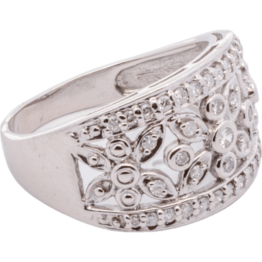 Picture of  Ring 14k White Gold with 0.52 Carats of Diamonds