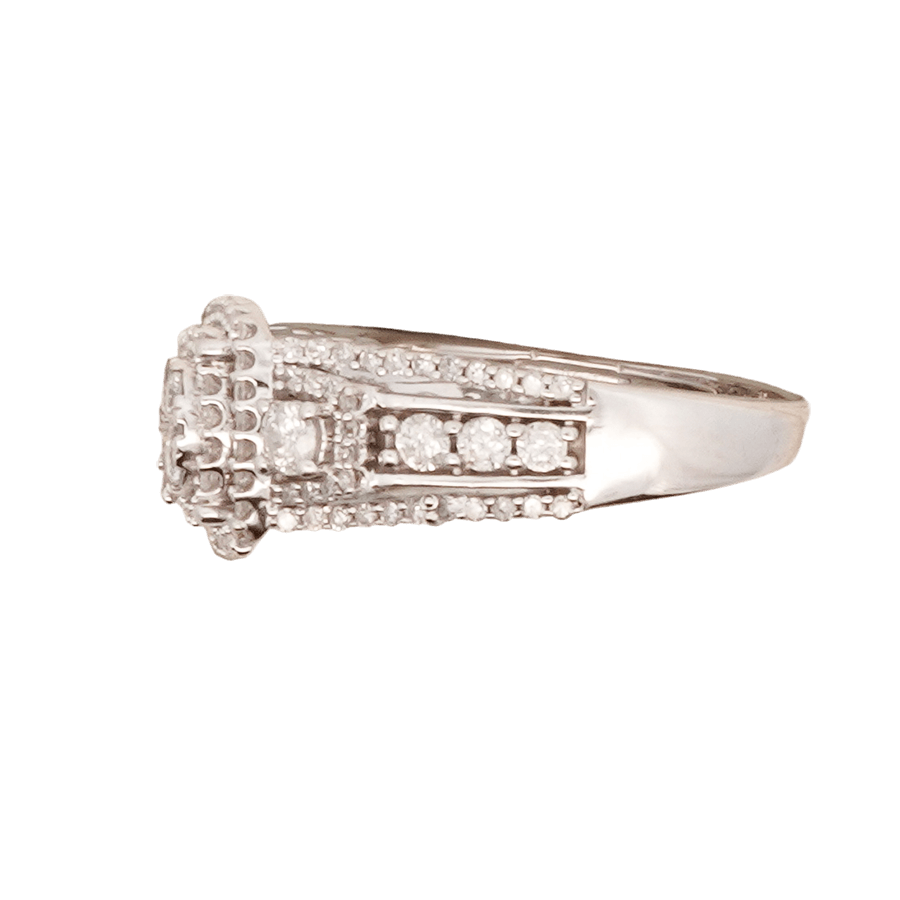 Picture of  Ring 10k White Gold with 0.8 Total Carats of Diamonds