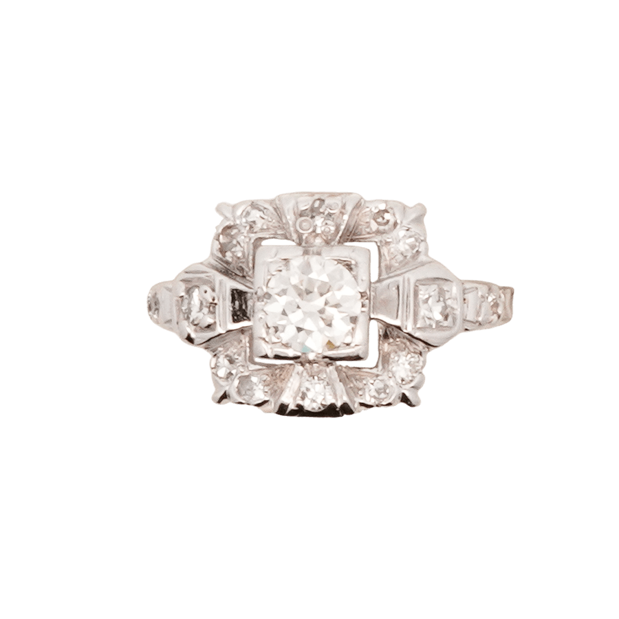 Picture of  Ring 14k White Gold with 0.75 Total Carats of Diamonds