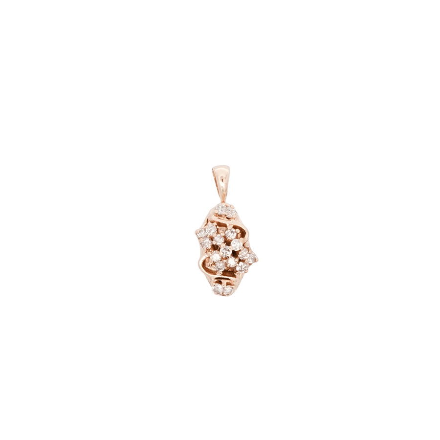  Pendant 10k Yellow Gold with 0.17 Total Carats of Diamonds