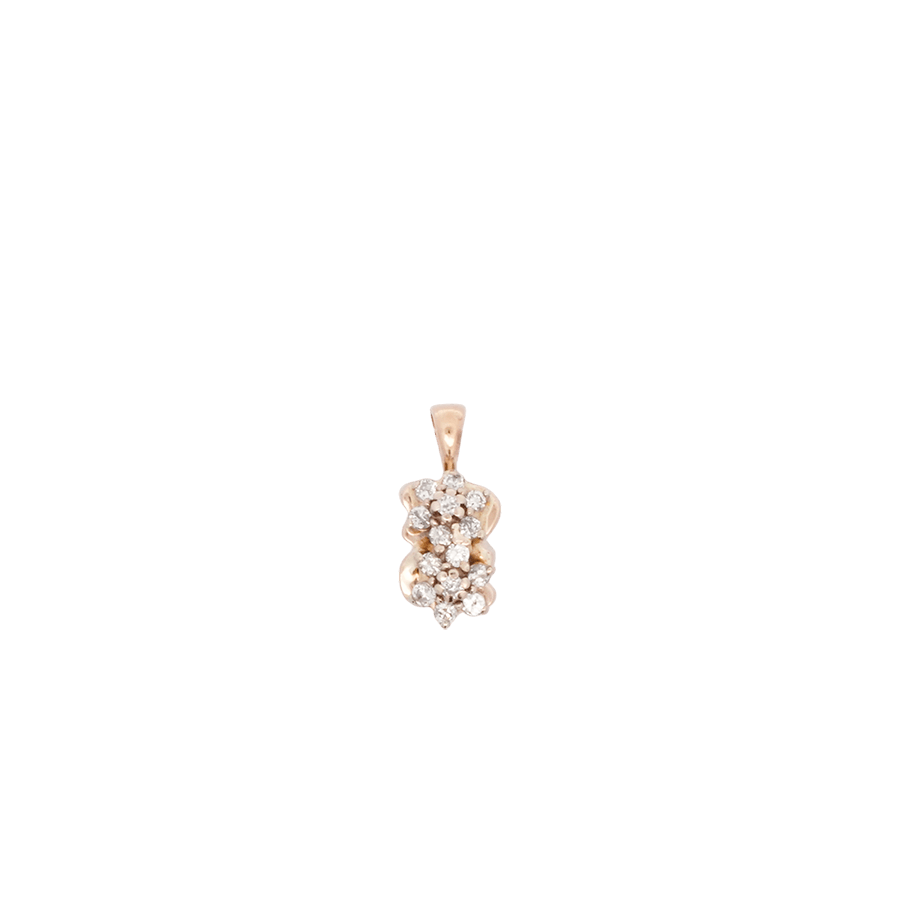  Ring 10k Yellow Gold with 0.14 Total Carats of Diamonds