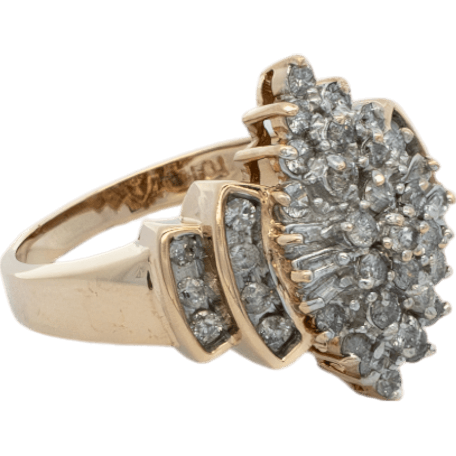 Picture of  Ring 10k Yellow Gold with 1.01 Total Carats of Diamonds