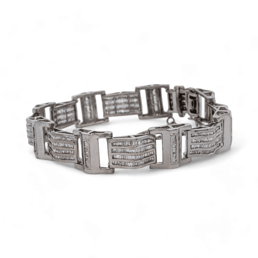 Picture of  Bracelet 14K White Gold With 2 Carats Of Diamonds