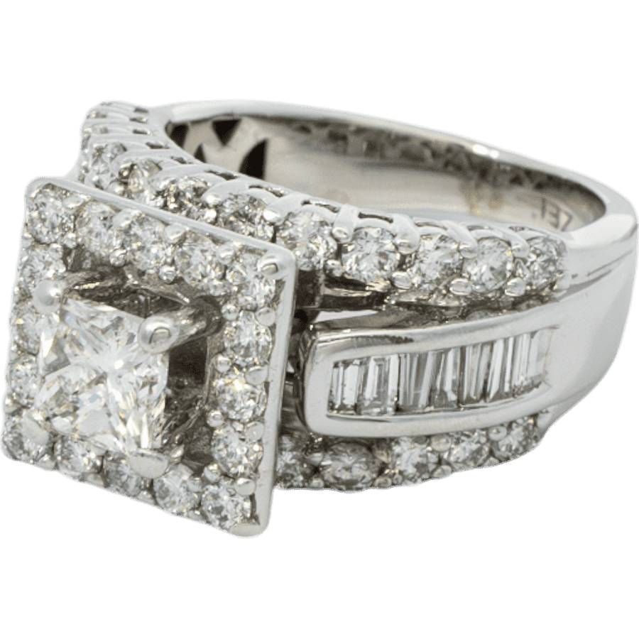 Picture of  Ring 14k White Gold With 0.79 Carats of Diamonds