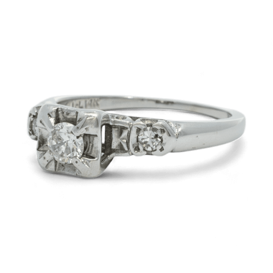 Picture of  Ring 14k White Gold with 0.25 Carats of Diamonds