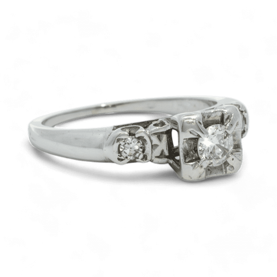 Picture of  Ring 14k White Gold with 0.25 Carats of Diamonds