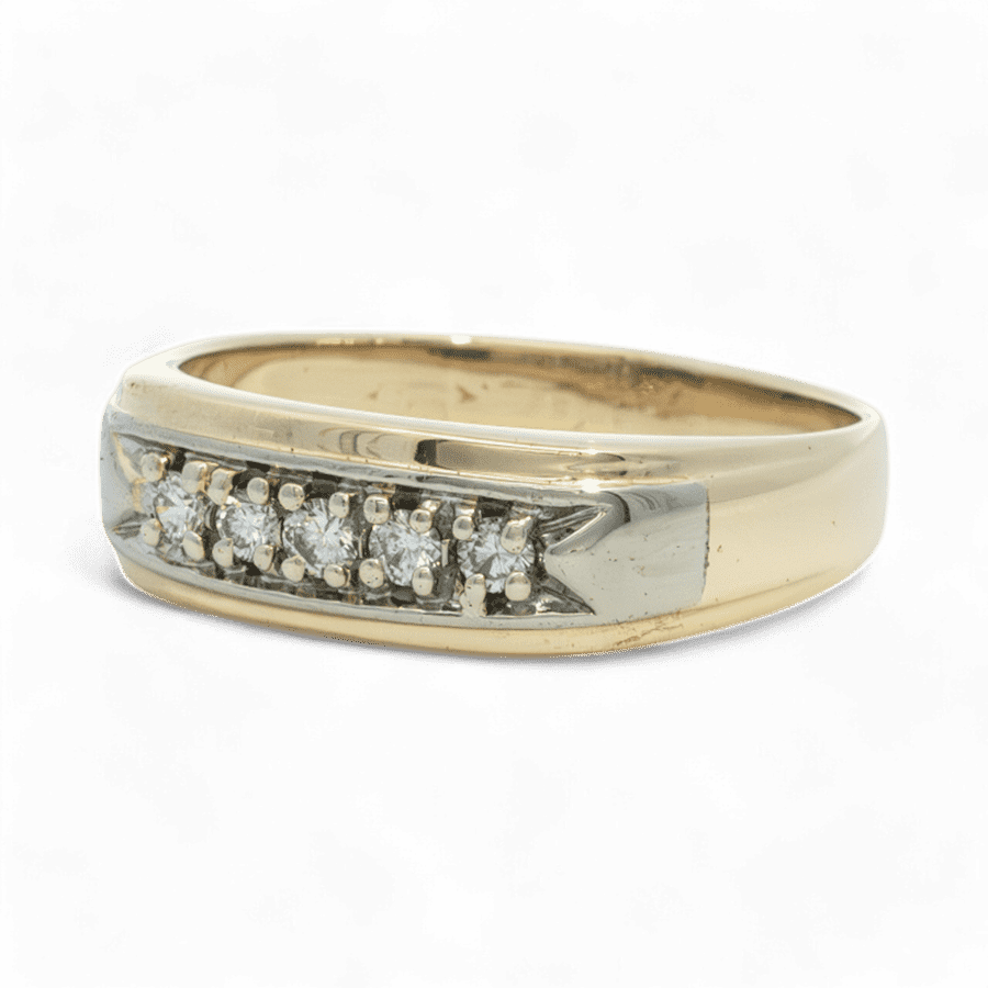 Picture of  Ring 14k Yellow Gold with 0.15 Carats of Diamonds