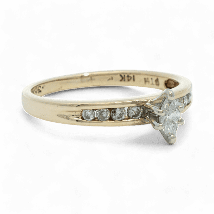 Picture of  Ring 14k Yellow Gold with 0.18 Carats of Diamonds