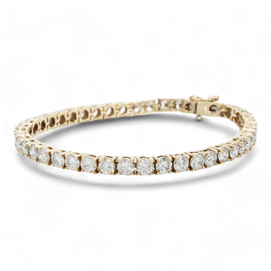 Picture of  Bracelet 14k Yellow Gold with 6.6 Carats of Diamonds