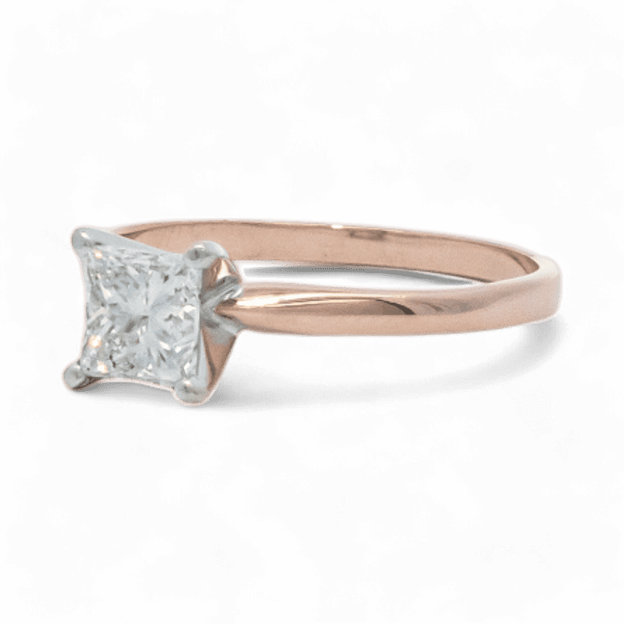 Picture of  Ring 14k Rose Gold with 0.79 Total Carats of Diamonds