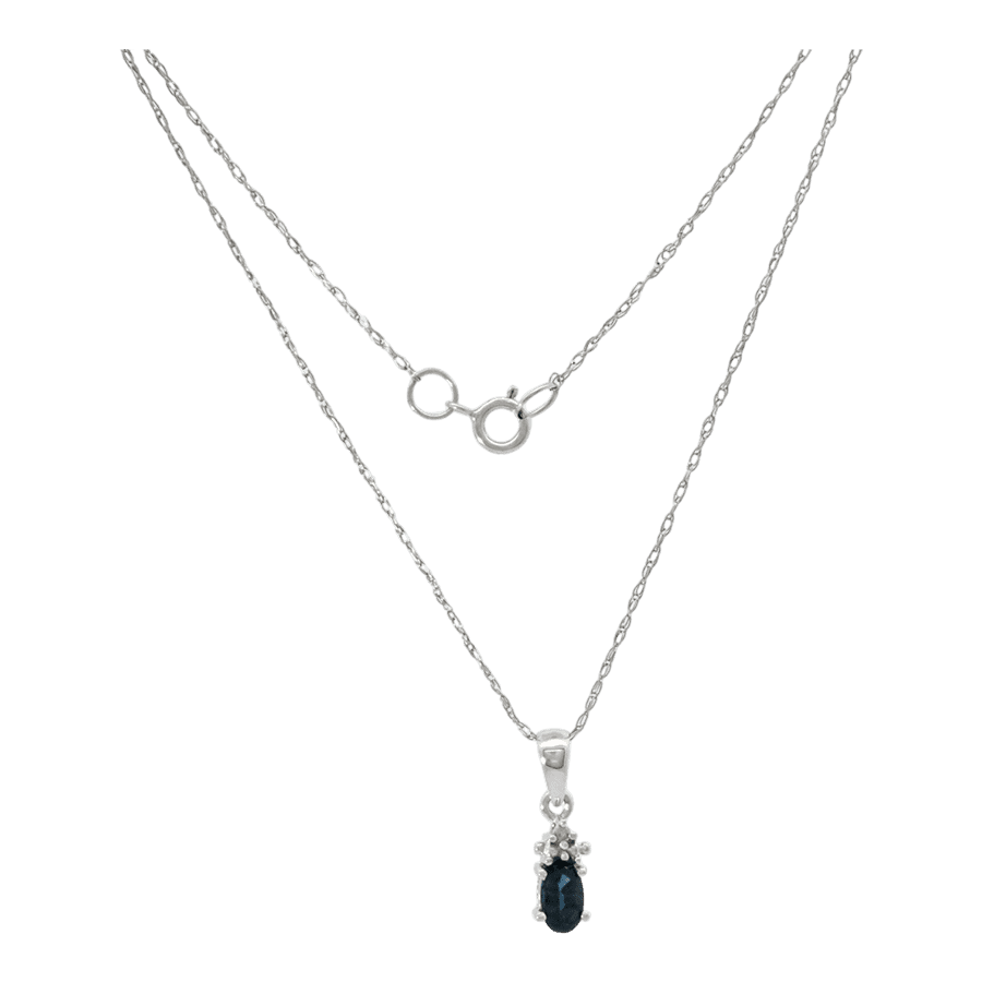  Necklace 10k White Gold