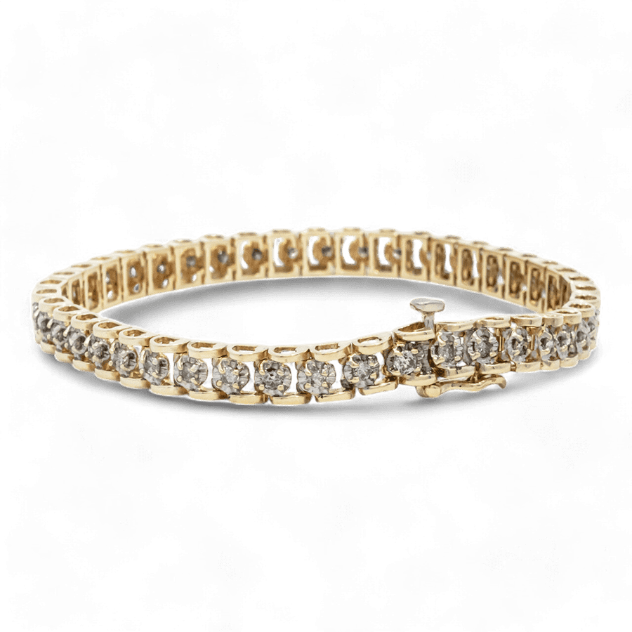 Picture of  Bracelet 10k Yellow Gold with 1.26 Carats of Diamonds