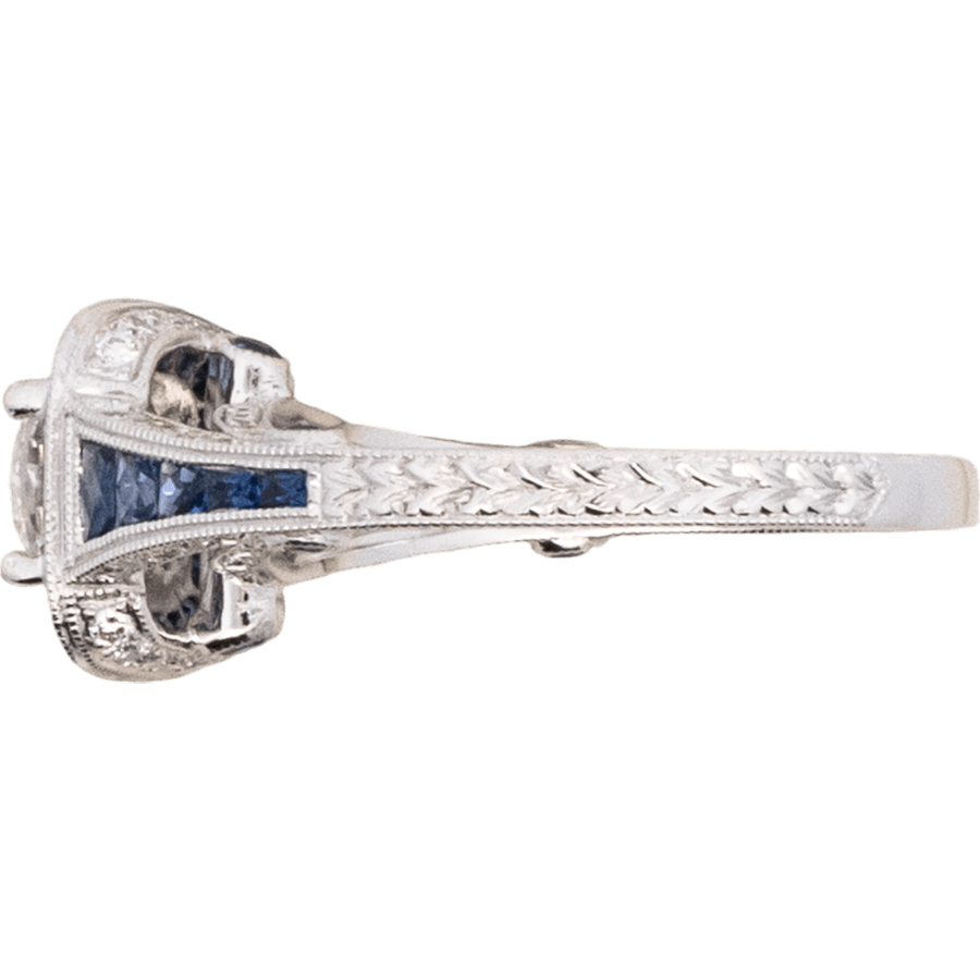 Picture of  Ring 18k White Gold with 0.77 Total Carats of Diamonds