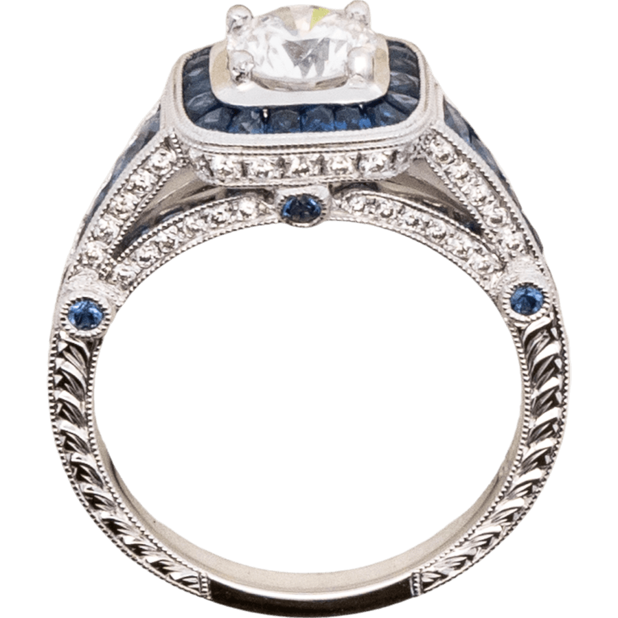 Picture of  Ring 18k White Gold with 0.77 Total Carats of Diamonds